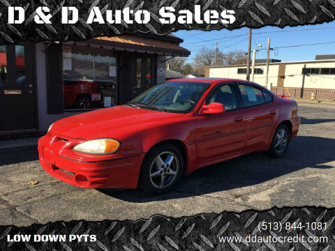 2001 Pontiac Grand Am for sale at D & D Auto Sales in Hamilton OH
