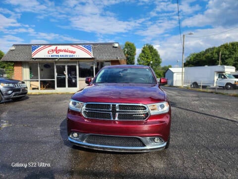 2017 Dodge Durango for sale at American Auto Sales LLC in Charlotte NC