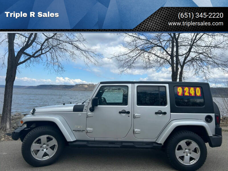 2010 Jeep Wrangler Unlimited for sale at Triple R Sales in Lake City MN