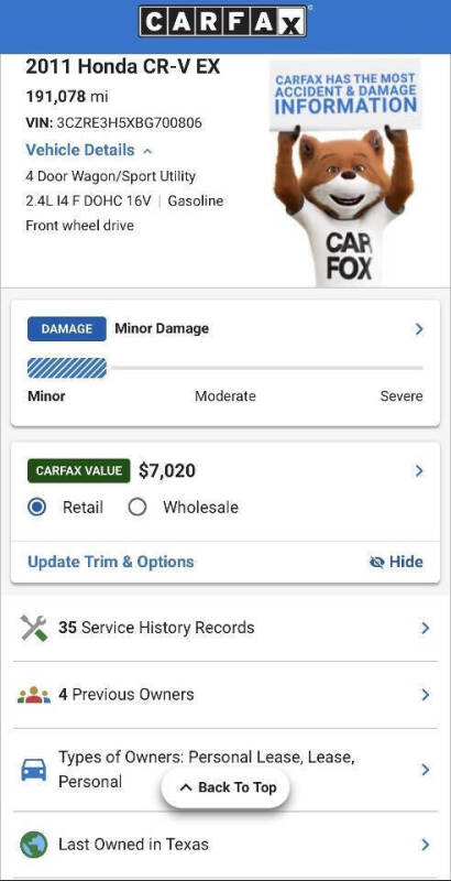 2011 Honda CR-V EX