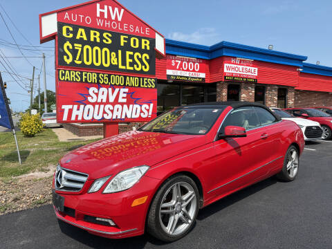 2011 Mercedes-Benz E-Class for sale at HW Auto Wholesale in Norfolk VA