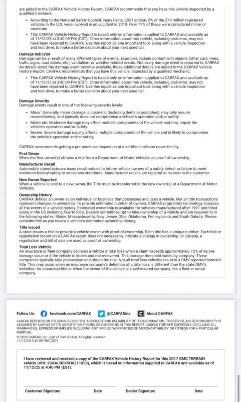 2017 GMC Terrain SLE-2