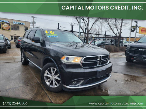 2016 Dodge Durango for sale at Capital Motors Credit, Inc. in Chicago IL