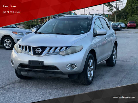 2009 Nissan Murano for sale at Car Bros in Virginia Beach VA