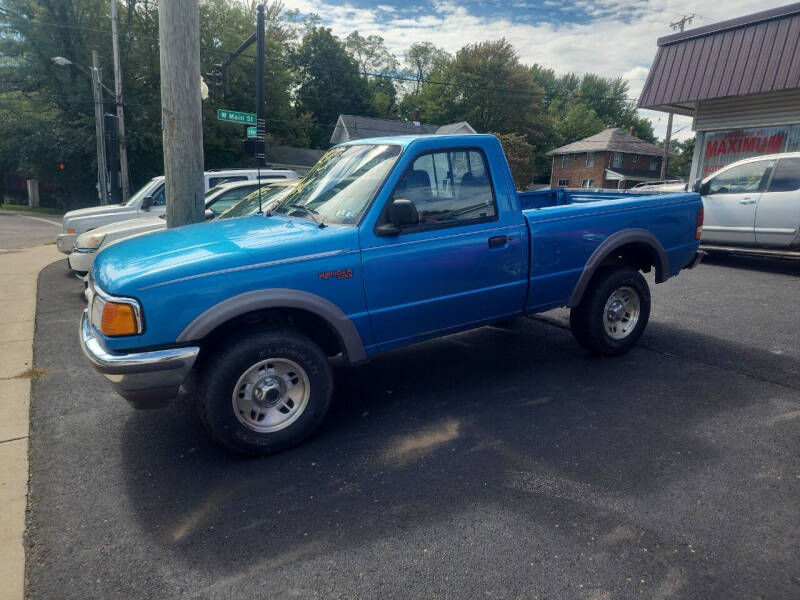 1996 Ford Ranger for sale at Maximum Auto Group II INC in Cortland OH