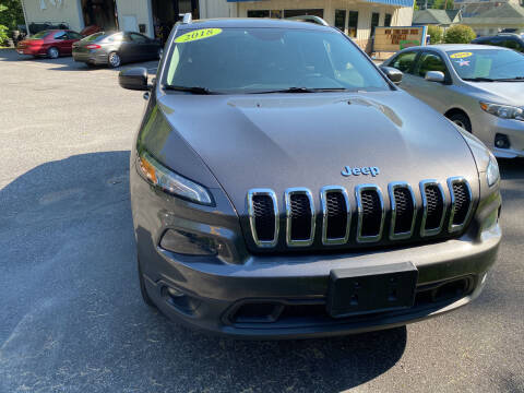 2018 Jeep Cherokee for sale at WHARTON'S AUTO SVC & USED CARS in Wheeling WV