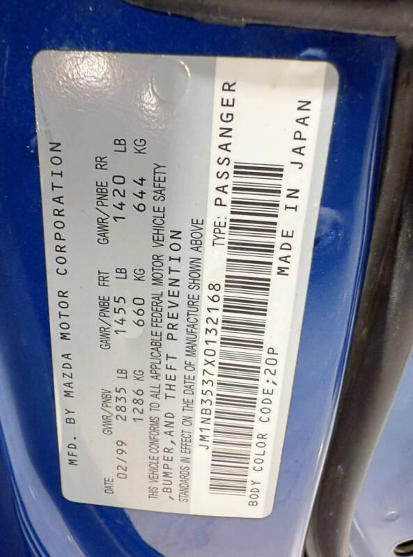 1999 Mazda MX-5 Miata