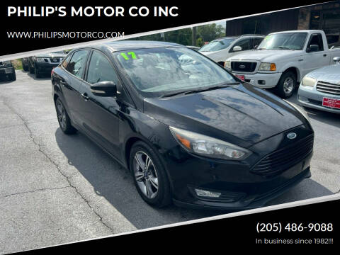 2017 Ford Focus for sale at PHILIP'S MOTOR CO INC in Haleyville AL