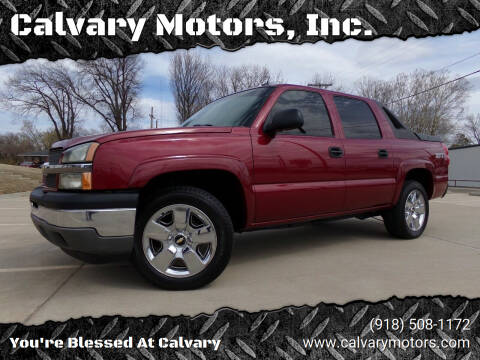 2005 Chevrolet Avalanche for sale at Calvary Motors, Inc. in Bixby OK