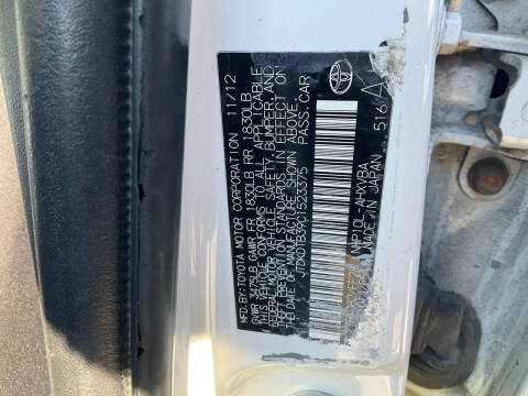 2012 Toyota Prius c Two