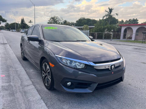 2018 Honda Civic for sale at MIAMI FINE CARS & TRUCKS in Hialeah FL
