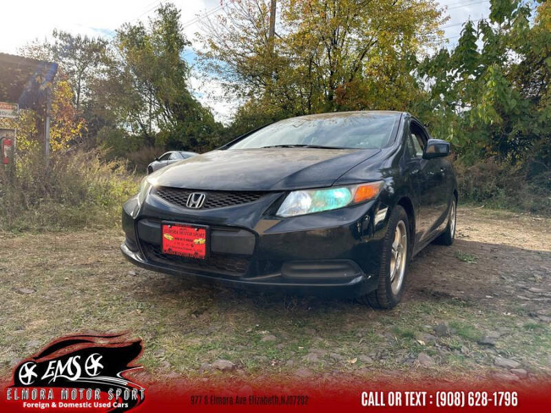 2012 Honda Civic for sale at Elmora Motor Sport in Elizabeth NJ