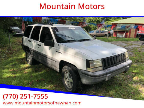 1995 Jeep Grand Cherokee for sale at Mountain Motors in Newnan GA