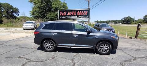2014 Infiniti QX60 for sale at T & G Auto Sales in Florence AL