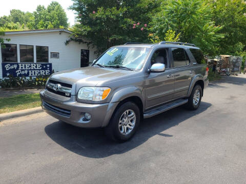 2007 Toyota Sequoia for sale at TR MOTORS in Gastonia NC