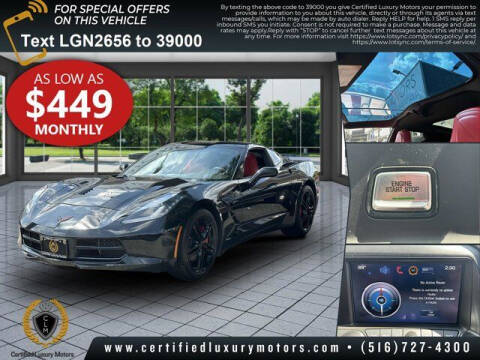 2016 Chevrolet Corvette for sale at Certified Luxury Motors in Great Neck NY