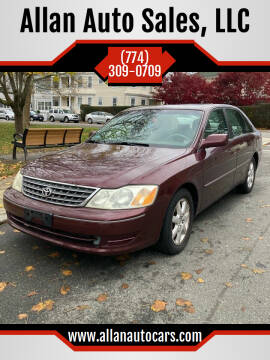 2003 Toyota Avalon for sale at Allan Auto Sales, LLC in Fall River MA