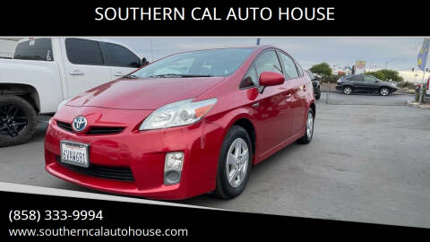 2011 Toyota Prius for sale at SOUTHERN CAL AUTO HOUSE in San Diego CA