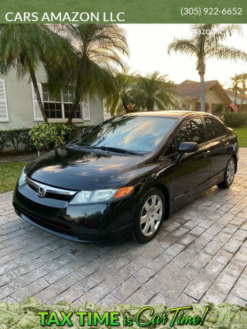 2007 Honda Civic for sale at CARS AMAZON LLC in Miami FL