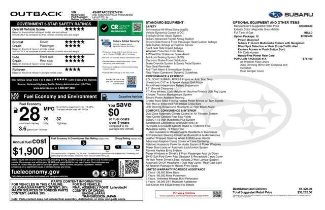 2025 Subaru Outback Premium