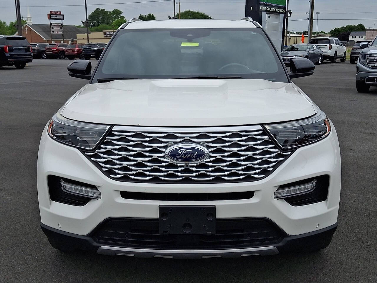 Star White Metallic Tri-Coat - AZ 2020 Ford Explorer Platinum AWD Platinum 4dr SUV 2