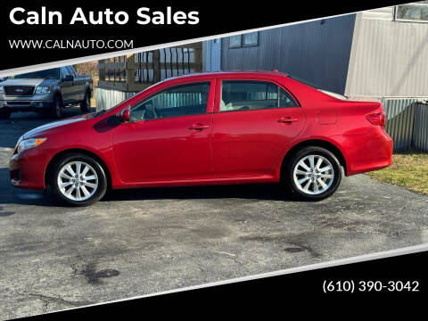 2009 Toyota Corolla for sale at Caln Auto Sales in Coatesville PA