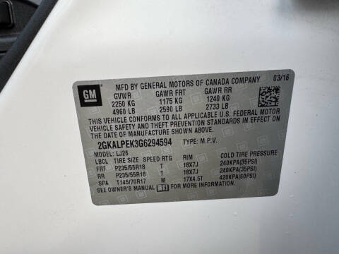2016 GMC Terrain SLT