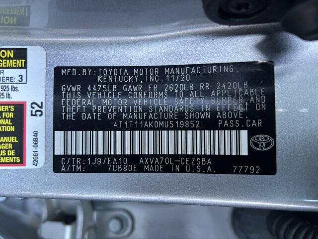 2021 Toyota Camry SE