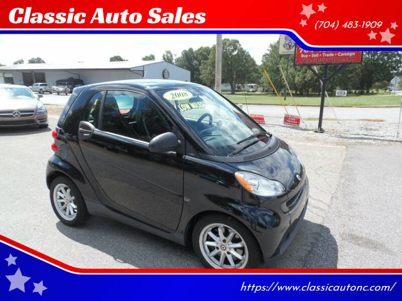 2008 Smart fortwo for sale at Classic Auto Sales in Maiden NC