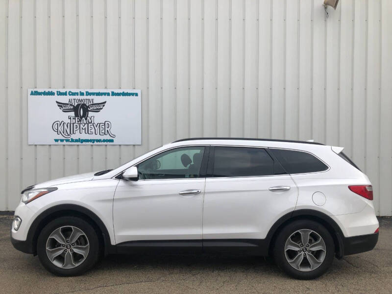 Used 2016 Hyundai Santa Fe SE with VIN KM8SM4HF4GU155856 for sale in Beardstown, IL