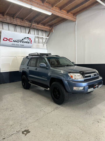 2003 Toyota 4Runner for sale at DC MOTORS LLC in Auburn WA