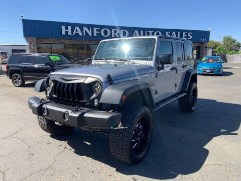 2015 Jeep Wrangler Unlimited for sale at Hanford Auto Sales in Hanford CA