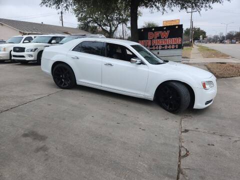 2013 Chrysler 300 for sale at DFW AUTO FINANCING LLC in Dallas TX
