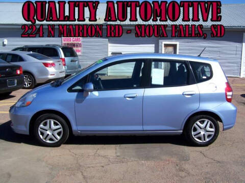 2008 Honda Fit for sale at Quality Automotive in Sioux Falls SD