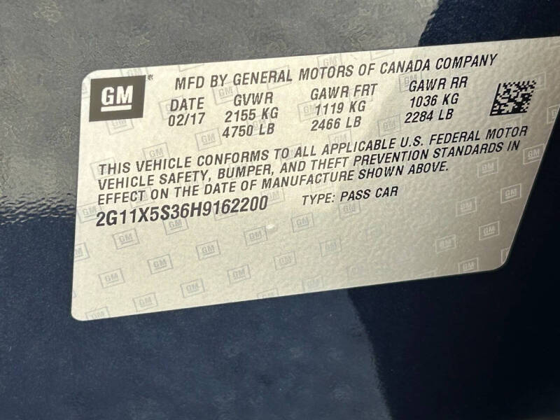 2017 Chevrolet Impala LS Fleet