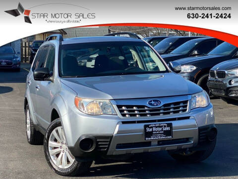 2012 Subaru Forester for sale at Star Motor Sales in Downers Grove IL