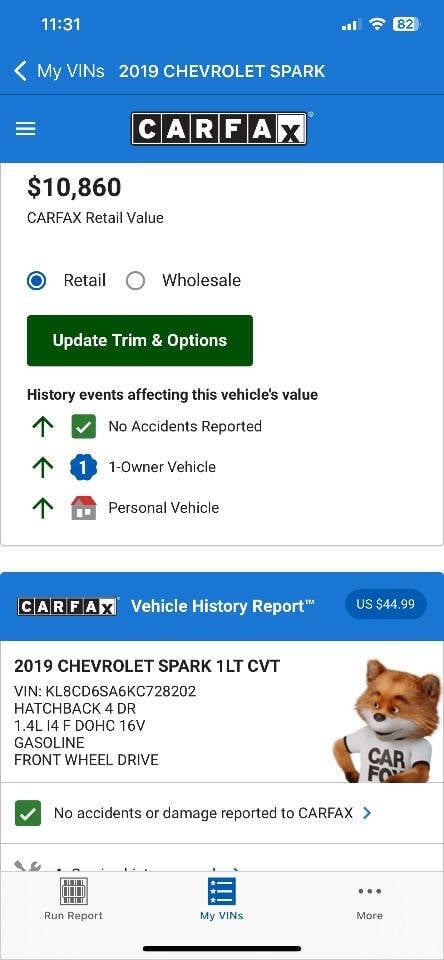 2019 Chevrolet Spark for sale at OK Auto Sales in Denham Springs, LA