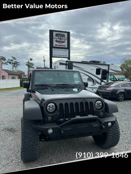 2008 Jeep Wrangler For Sale In North Carolina ®