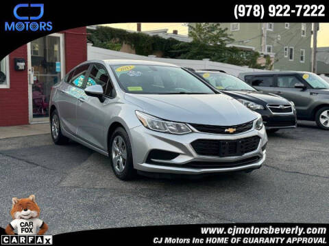 2017 Chevrolet Cruze for sale at CJ Motors Inc. in Beverly MA