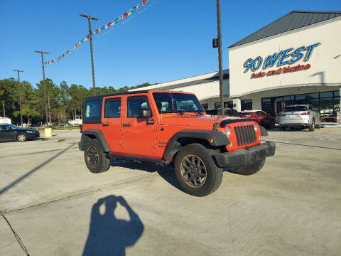2015 Jeep Wrangler Unlimited for sale at 90 West Auto & Marine Inc in Mobile AL