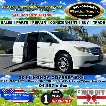 2011 Honda Odyssey for sale at Wheelchair Vans Inc in Laguna Hills CA
