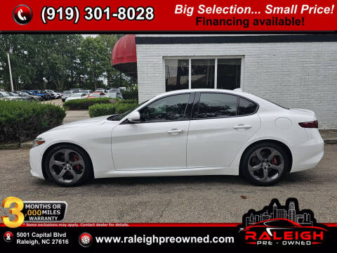 2018 Alfa Romeo Giulia for sale at Raleigh Pre-Owned in Raleigh NC