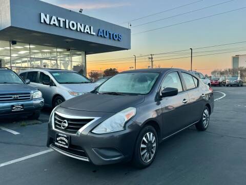 2015 Nissan Versa for sale at National Autos Sales in Sacramento CA