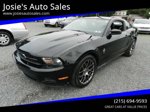 2012 Ford Mustang for sale at Josie's Auto Sales in Gilbertsville PA