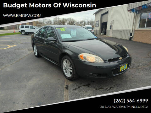 2013 Chevrolet Impala for sale at Budget Motors of Wisconsin in Racine WI