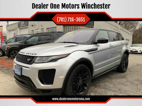 2018 Land Rover Range Rover Evoque for sale at Dealer One Motors Winchester in Winchester MA