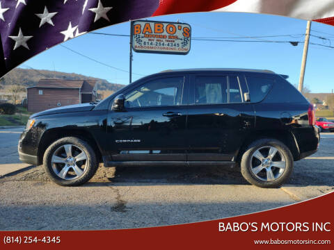 2016 Jeep Compass for sale at BABO'S MOTORS INC in Johnstown PA