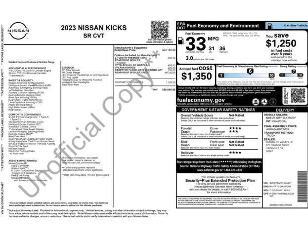 2023 Nissan Kicks SR