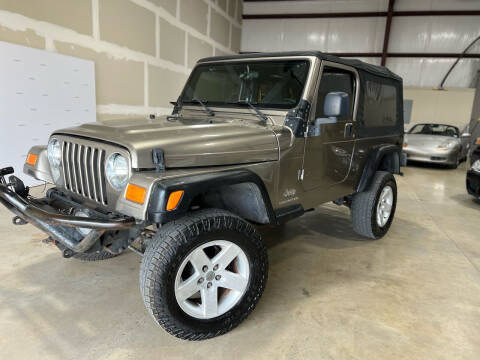 2004 Jeep Wrangler for sale at Andover Auto Group, LLC. in Argyle TX