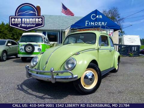 1963 Volkswagen Beetle for sale at CAR FINDERS OF MARYLAND LLC - Classics in Eldersburg MD